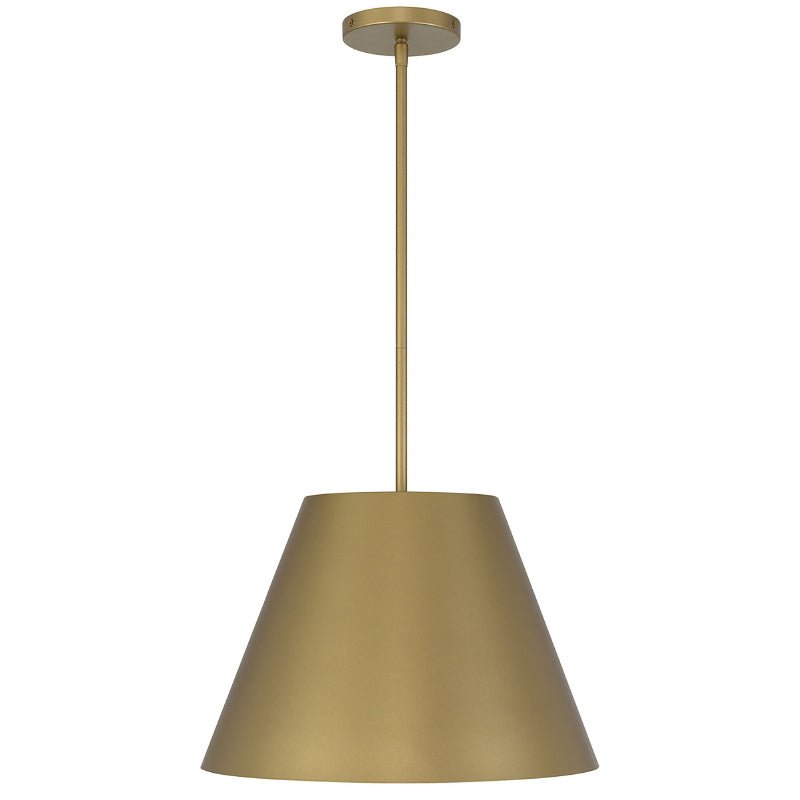Alteck Lighting AP0077-5CCT-W Jaz 1-lt 16" LED Outdoor Pendant, 5CCT Selectable - Painted Brass