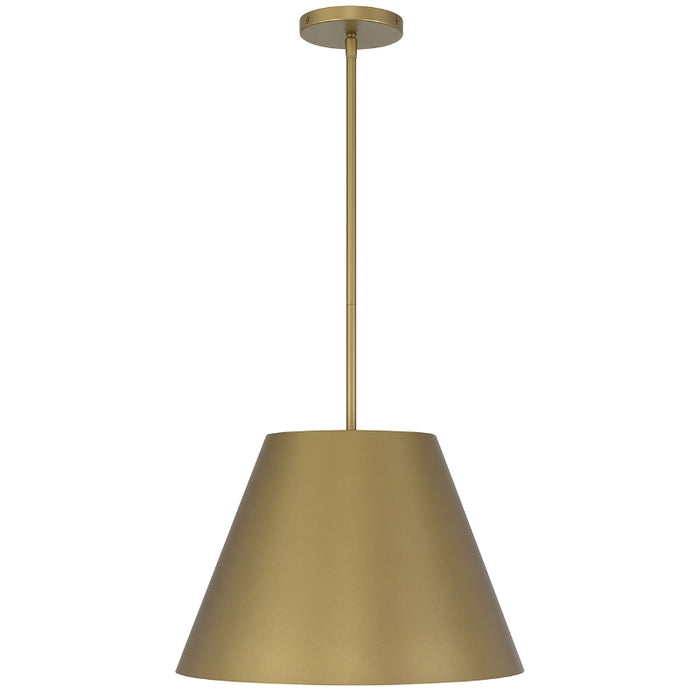 Alteck Lighting AP0077-5CCT-W Jaz 1-lt 16" LED Outdoor Pendant, 5CCT Selectable - Painted Brass
