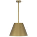 Alteck Lighting AP0077-5CCT-W Jaz 1-lt 16" LED Outdoor Pendant, 5CCT Selectable - Painted Brass