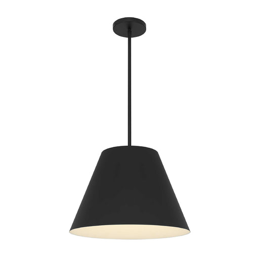 Alteck Lighting AP0077-5CCT-W Jaz 1-lt 16" LED Outdoor Pendant, 5CCT Selectable - Sand Black