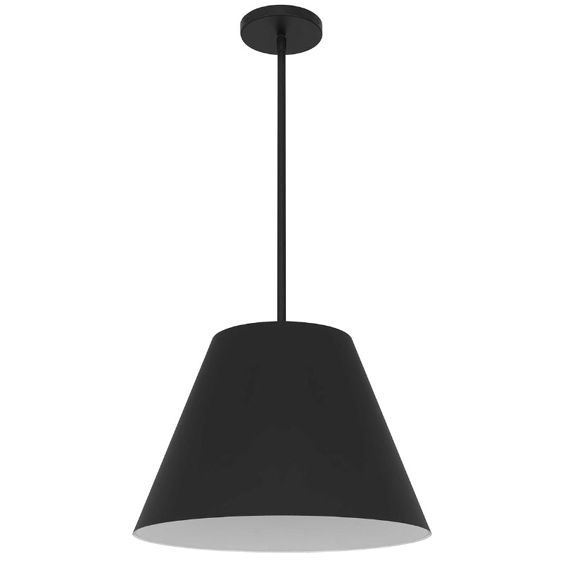 Alteck Lighting AP0077-5CCT-W Jaz 1-lt 16" LED Outdoor Pendant, 5CCT Selectable - Sand Black