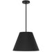 Alteck Lighting AP0077-5CCT-W Jaz 1-lt 16" LED Outdoor Pendant, 5CCT Selectable - Sand Black