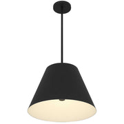 Alteck Lighting AP0077-5CCT-W Jaz 1-lt 16" LED Outdoor Pendant, 5CCT Selectable - Sand Black