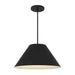 Alteck Lighting AP0078-5CCT-W Jaz 1-lt 22" LED Outdoor Pendant, 5CCT Selectable - Sand Black