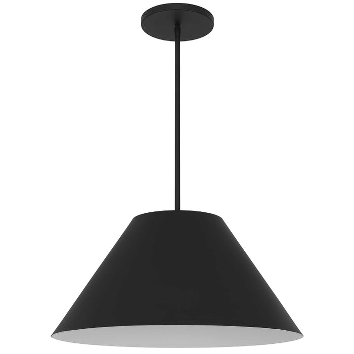 Alteck Lighting AP0078-5CCT-W Jaz 1-lt 22" LED Outdoor Pendant, 5CCT Selectable - Sand Black