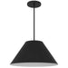 Alteck Lighting AP0078-5CCT-W Jaz 1-lt 22" LED Outdoor Pendant, 5CCT Selectable - Sand Black