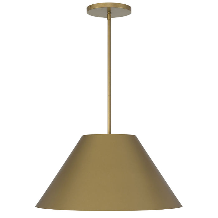 Alteck Lighting AP0078-5CCT-W Jaz 1-lt 22" LED Outdoor Pendant, 5CCT Selectable - Painted Brass