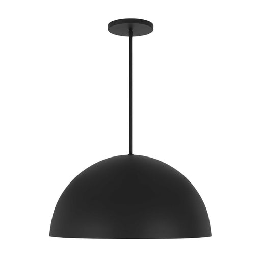 Alteck Lighting AP0083-5CCT-W Half Round 1-lt 24" LED Outdoor Pendant, 5CCT Selectable