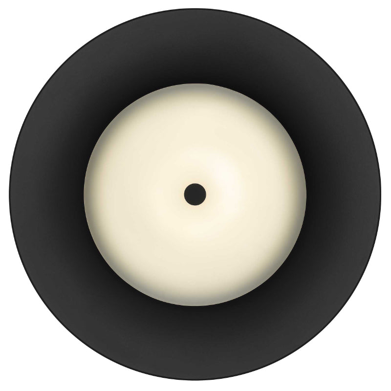 Alteck Lighting AP0083-5CCT-W Half Round 1-lt 24" LED Outdoor Pendant, 5CCT Selectable