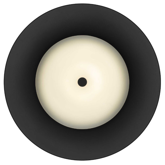 Alteck Lighting AP0083-5CCT-W Half Round 1-lt 24" LED Outdoor Pendant, 5CCT Selectable