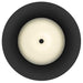 Alteck Lighting AP0083-5CCT-W Half Round 1-lt 24" LED Outdoor Pendant, 5CCT Selectable