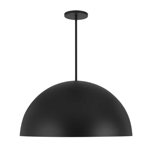 Alteck Lighting AP0084-5CCT-W Half Round 1-lt 32" LED Outdoor Pendant, 5CCT Selectable