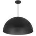 Alteck Lighting AP0084-5CCT-W Half Round 1-lt 32" LED Outdoor Pendant, 5CCT Selectable