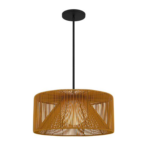 Alteck Lighting AP0149-5CCT-W Key West 1-lt 22" LED Outdoor Pendant, 5CCT Selectable