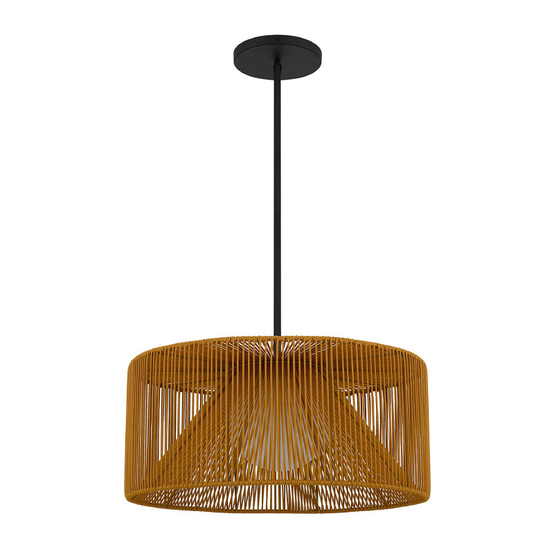 Alteck Lighting AP0149-5CCT-W Key West 1-lt 22" LED Outdoor Pendant, 5CCT Selectable