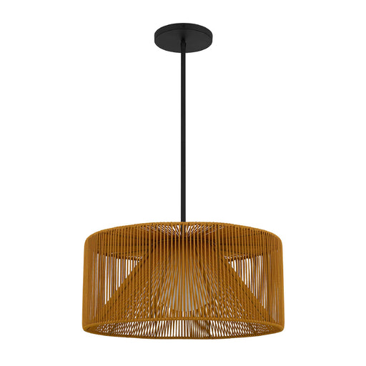 Alteck Lighting AP0149-5CCT-W Key West 1-lt 22" LED Outdoor Pendant, 5CCT Selectable