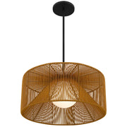 Alteck Lighting AP0149-5CCT-W Key West 1-lt 22" LED Outdoor Pendant, 5CCT Selectable