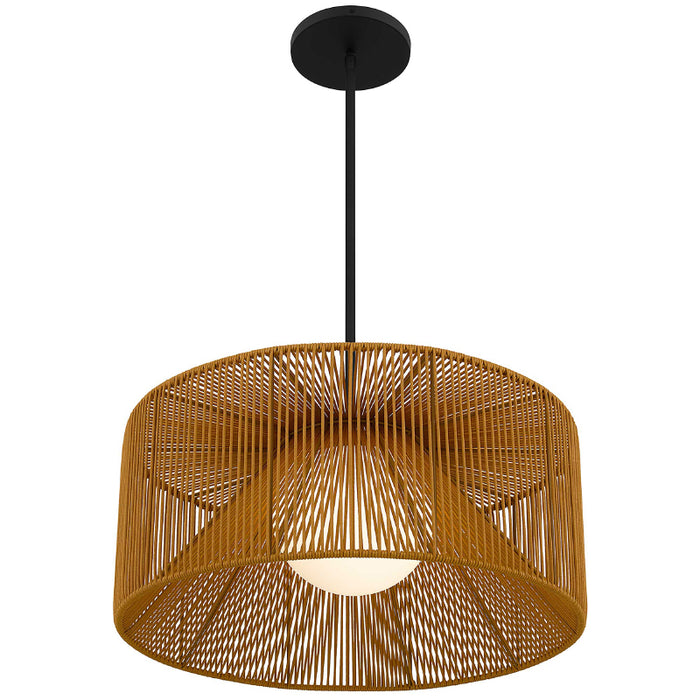 Alteck Lighting AP0149-5CCT-W Key West 1-lt 22" LED Outdoor Pendant, 5CCT Selectable