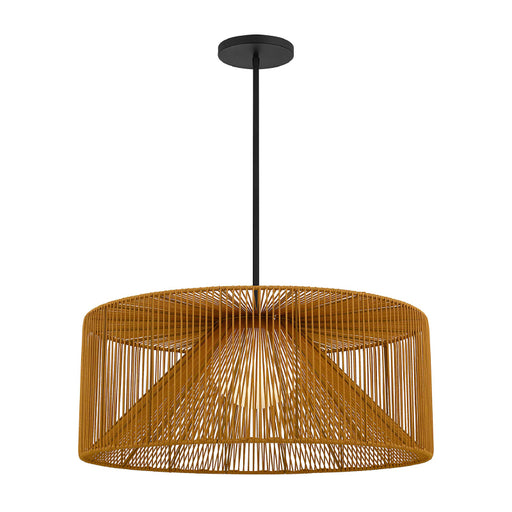 Alteck Lighting AP0150-5CCT-W Key West 1-lt 30" LED Outdoor Pendant, 5CCT Selectable