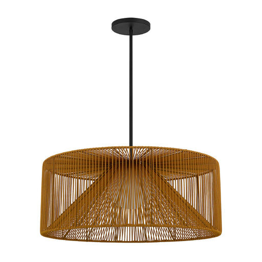 Alteck Lighting AP0150-5CCT-W Key West 1-lt 30" LED Outdoor Pendant, 5CCT Selectable