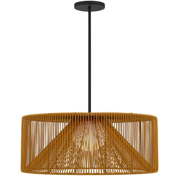 Alteck Lighting AP0150-5CCT-W Key West 1-lt 30" LED Outdoor Pendant, 5CCT Selectable