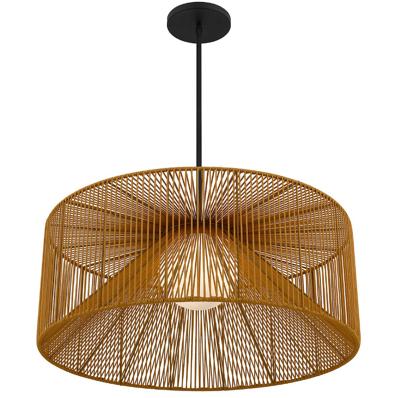 Alteck Lighting AP0150-5CCT-W Key West 1-lt 30" LED Outdoor Pendant, 5CCT Selectable