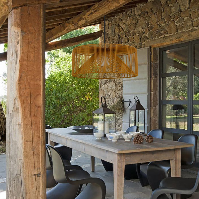 Alteck Lighting AP0150-5CCT-W Key West 1-lt 30" LED Outdoor Pendant, 5CCT Selectable