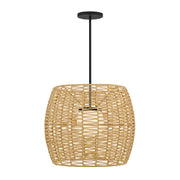 Alteck Lighting AP0151-5CCT-W Aruba 1-lt 24" LED Outdoor Pendant, 5CCT Selectable