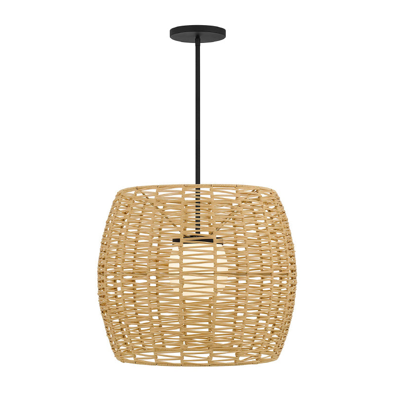 Alteck Lighting AP0151-5CCT-W Aruba 1-lt 24" LED Outdoor Pendant, 5CCT Selectable