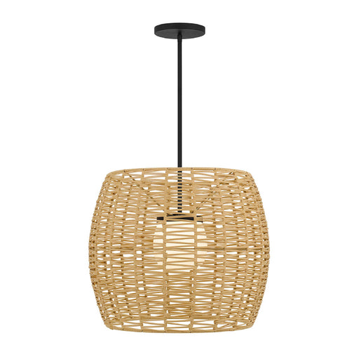 Alteck Lighting AP0151-5CCT-W Aruba 1-lt 24" LED Outdoor Pendant, 5CCT Selectable