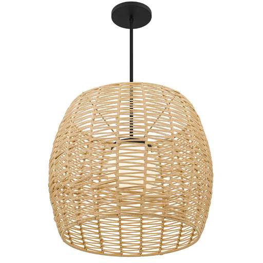 Alteck Lighting AP0151-5CCT-W Aruba 1-lt 24" LED Outdoor Pendant, 5CCT Selectable