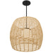 Alteck Lighting AP0151-5CCT-W Aruba 1-lt 24" LED Outdoor Pendant, 5CCT Selectable