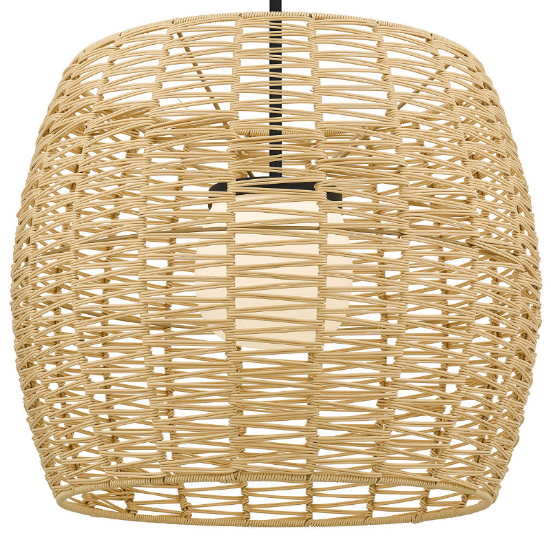 Alteck Lighting AP0151-5CCT-W Aruba 1-lt 24" LED Outdoor Pendant, 5CCT Selectable