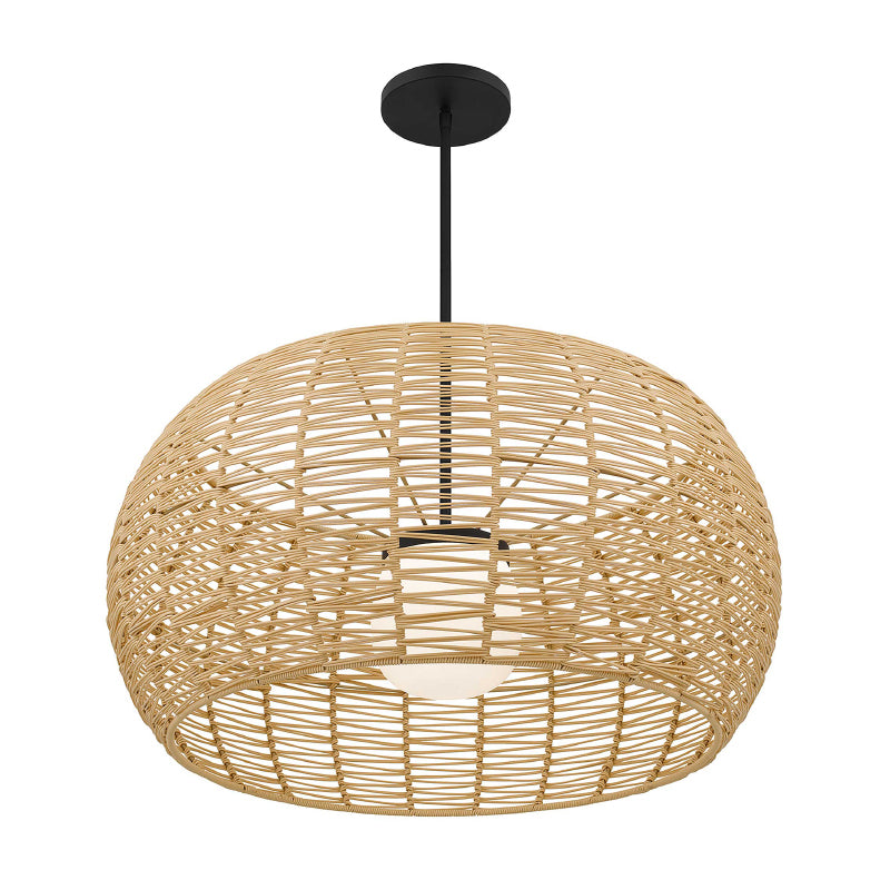 Alteck Lighting AP0152-5CCT-W Aruba 1-lt 32" LED Outdoor Pendant, 5CCT Selectable
