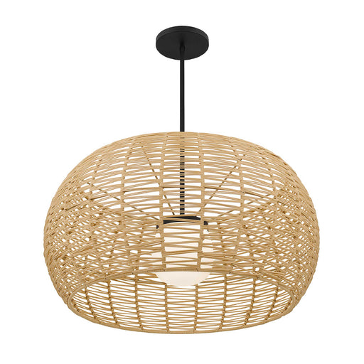 Alteck Lighting AP0152-5CCT-W Aruba 1-lt 32" LED Outdoor Pendant, 5CCT Selectable