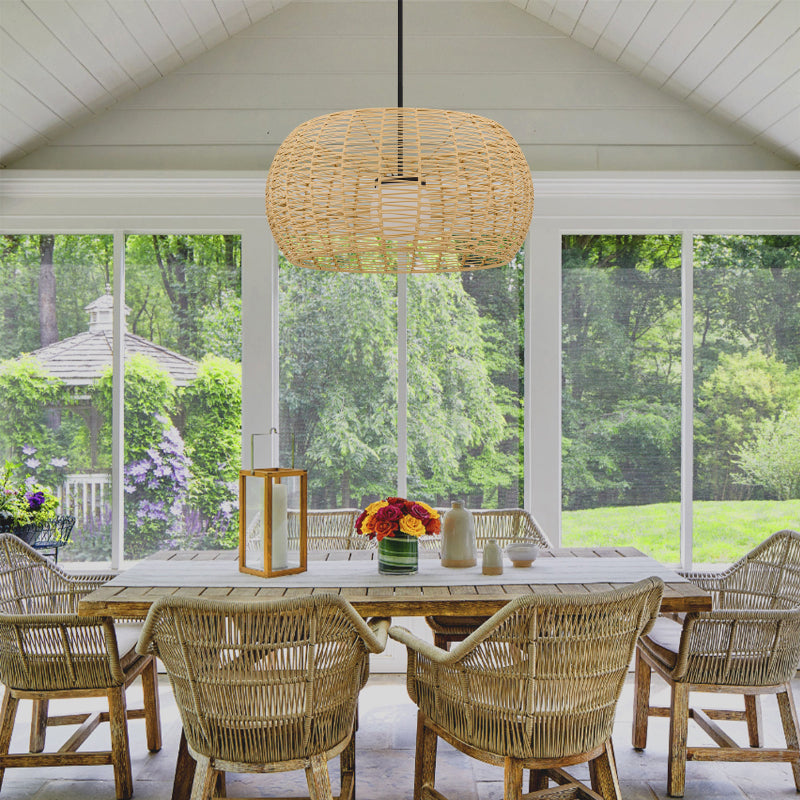 Alteck Lighting AP0152-5CCT-W Aruba 1-lt 32" LED Outdoor Pendant, 5CCT Selectable