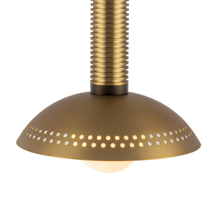 Alora Mood PD616109-UNV Arden 1-lt 6" LED Pendant - Brushed Gold
