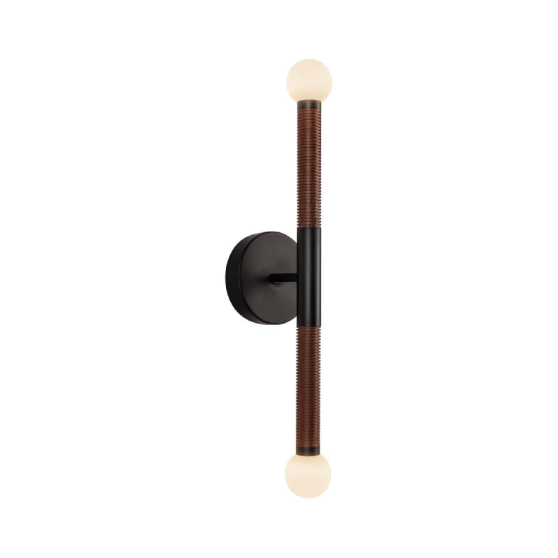 Alora Mood WV612223-UNV Arden 2-lt 23" Tall LED Vanity Light - Matte Black