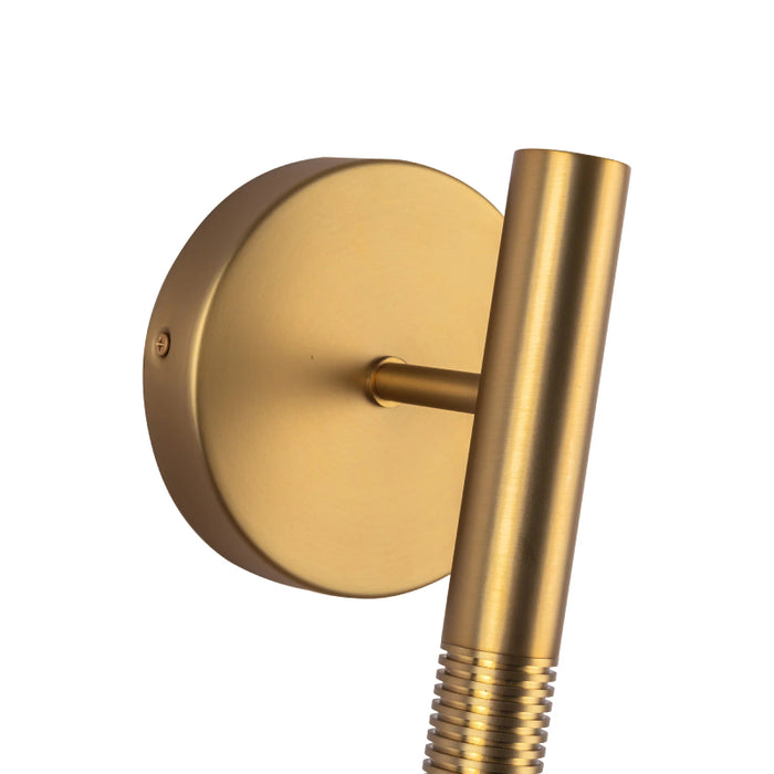 Alora Mood WV616114 Arden 1-lt 14" Tall LED Vanity Light - Brushed Gold