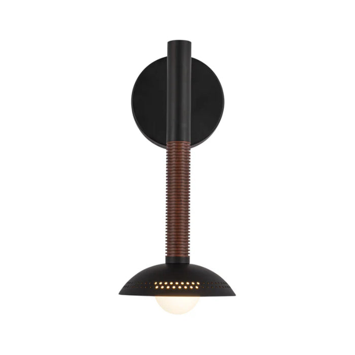 Alora Mood WV616114 Arden 1-lt 14" Tall LED Vanity Light - Matte Black