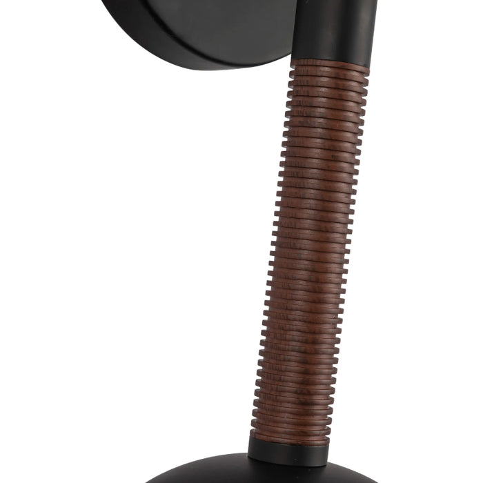 Alora Mood WV616114 Arden 1-lt 14" Tall LED Vanity Light - Matte Black