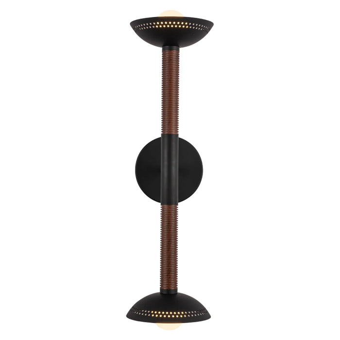 Alora Mood WV616223-UNV Arden 2-lt 23" Tall LED Vanity Light - Matte Black