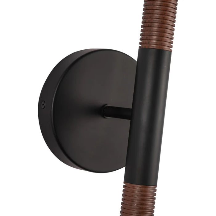 Alora Mood WV616223-UNV Arden 2-lt 23" Tall LED Vanity Light - Matte Black