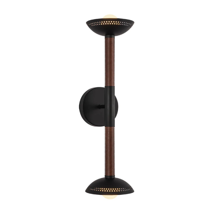 Alora Mood WV616223-UNV Arden 2-lt 23" Tall LED Vanity Light - Matte Black