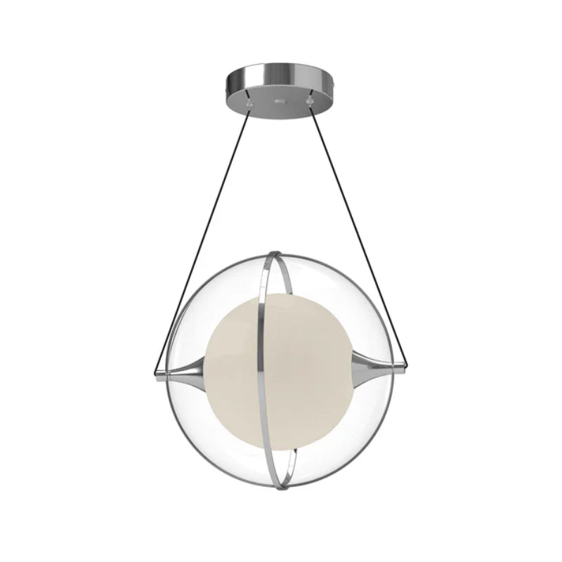 Kuzco PD76712 Aries 1-lt 13" LED Pendant, 120-277V - Chrome