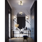 AFX ARNC17LAJD4 Arren 3-lt 17" LED Semi-Flush Mount
