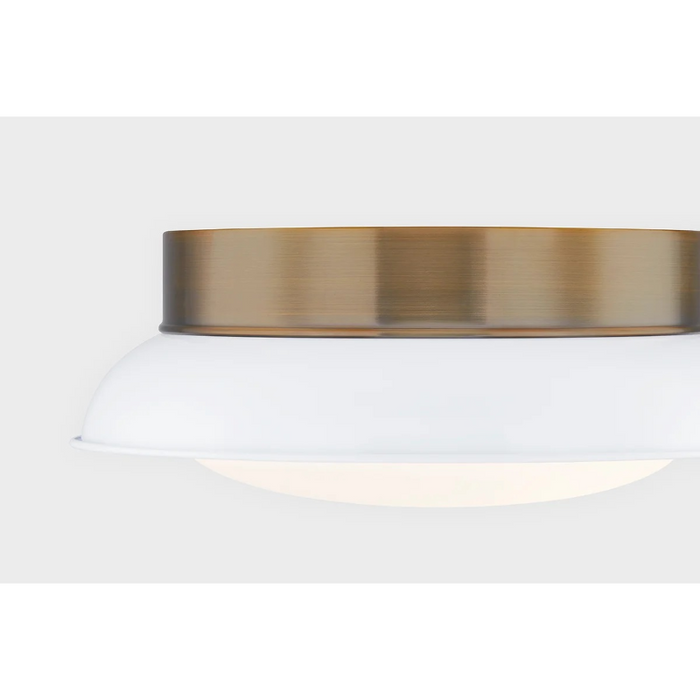 Troy C2014 Arnie 2-lt 14" Flush Mount - Patina Brass