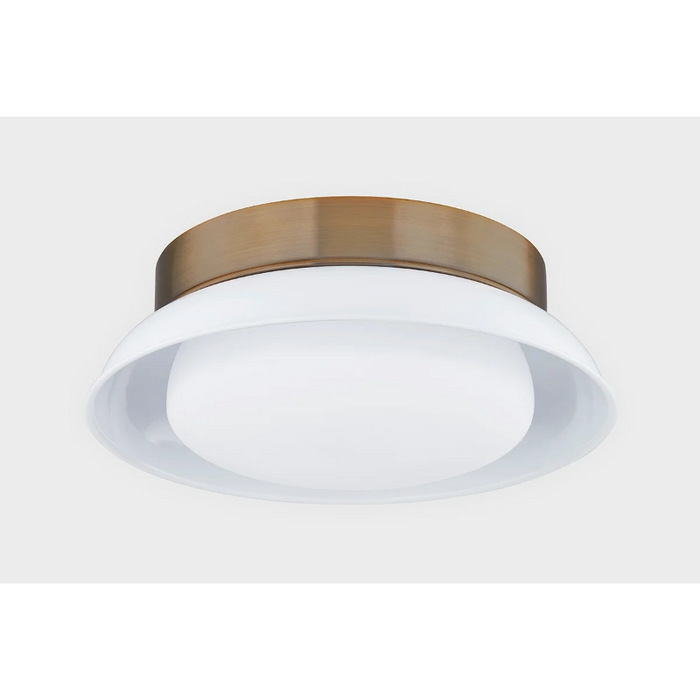 Troy C2014 Arnie 2-lt 14" Flush Mount - Patina Brass