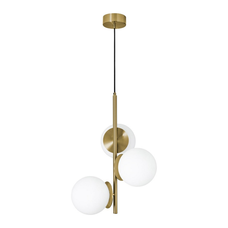 AFX ARNP17LAJD4 Arren 3-lt 17" LED Pendant - Light Antique Brass