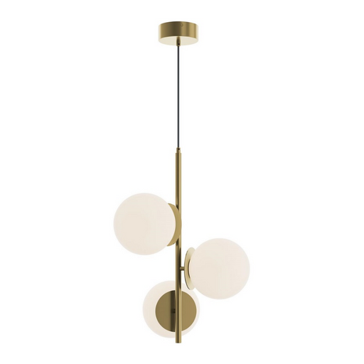 AFX ARNP17LAJD4 Arren 3-lt 17" LED Pendant - Light Antique Brass